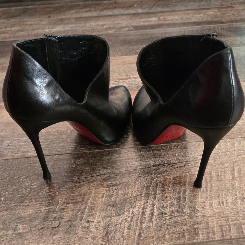 Christian Louboutin Black and Red Heels